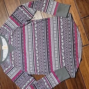 NWOT Faded Glory XL gray top